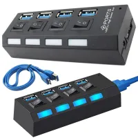 Rozgałęźnik USB 3.0 4-portowy Verk Group model 262206302 do wygodnego podłączania urządzeń