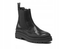 Damskie szyblety skórzane czarne BIANCO R.41 BI83S