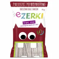 Paluszki Ezerki Orkiszowe Białe Makowe 70g - Ceglaste