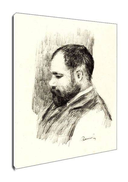 Ambroise Vollard, Auguste Renoir - obraz na płótnie 60x80 cm zdjęcie 1