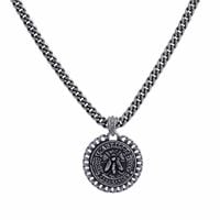 naszyjnik z monetą bee (c22/men/41ag cz)