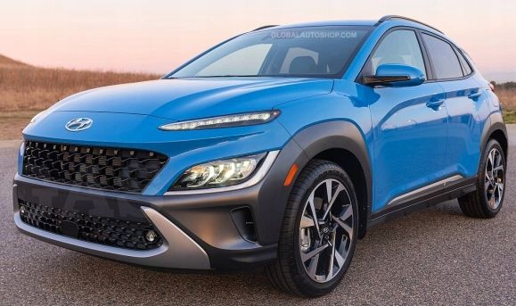 Hyundai Kona -Chromowane Listwy Grill Chrom Atrapy Zderzaka Tuning zdjęcie 6