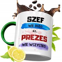 Kubek Zielony Dla Prezesa Na Urodziny Prezent