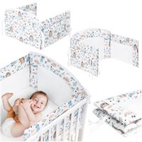 Ochraniacz do łóżeczka dla dziecka, ochrona na boki łóżeczka 120x60cm R1