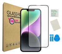 Szkło do APPLE IPHONE 14 ochrona na ekran 5D czarna ramka hartowane glass