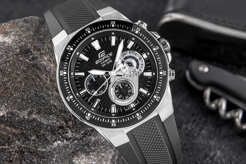Zegarek Męski CASIO EDIFICE EF-552-1AVEF 10 BAR + BOX CASIO zdjęcie 3