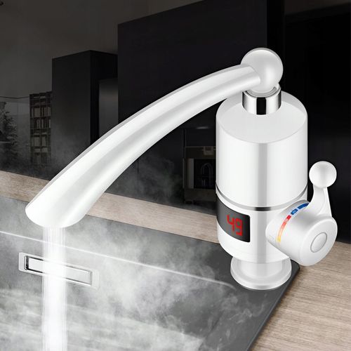 PODGRZEWACZ DO WODY ELEKTRYCZNY PRZEPŁYWOWY STOPNI WYŚWIETLACZ LCD 3000W na Arena.pl