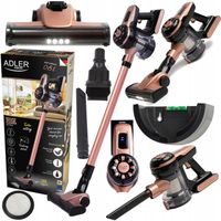 ODKURZACZ PIONOWY ADLER AD 7044 FILTR HEPA BEZPRZEWODOWY RĘCZNY BEZWORKOWY