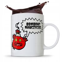 Kubek Prezent Dzień Nauczyciela Bombowy Nauczyciel Z Nadrukiem Ze Zdjęciem