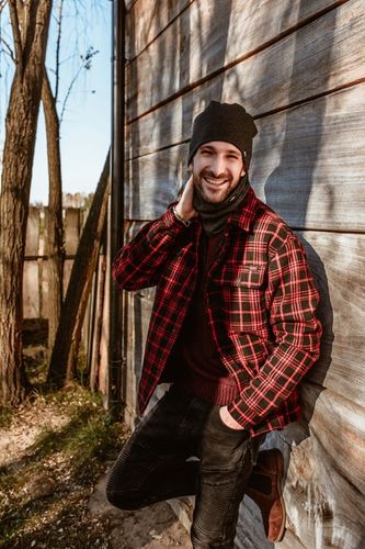 Komplet męski na POLARZE czapka + komin Grafitowy na Arena.pl