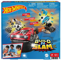HOT WHEELS GRA ZRĘCZNOŚCIOWA BUILD'N SLAM AUTA DO BUDOWANIA WYŚCIG HLX91