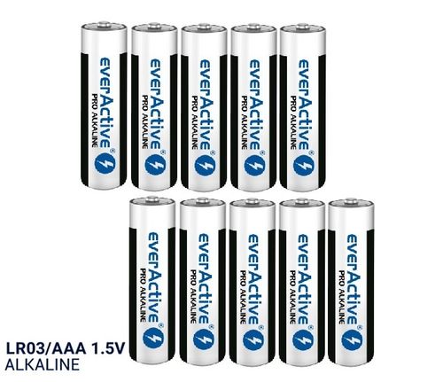 Bateria alkaliczna EverActive AAA (R3) 10 sztuk na Arena.pl