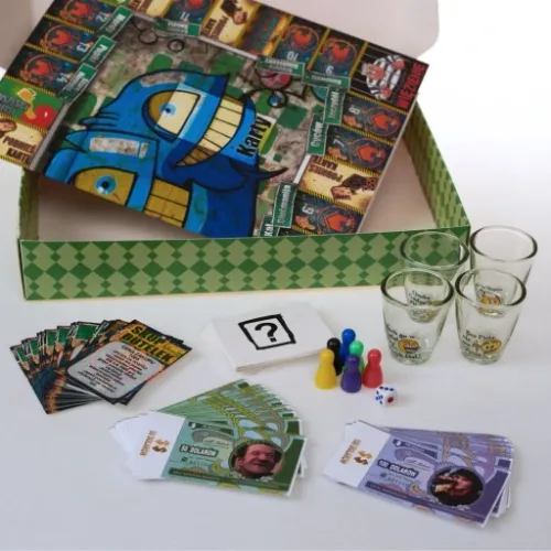 GRA PLANSZOWA ŻULOBIZNES Z KIELISZKAMI TOWARZYSKA na Arena.pl