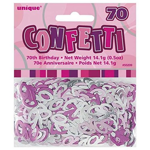 Konfetti "70", różowe, UNIQUE, 14g na Arena.pl