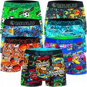 BOKSERKI MĘSKIE BAWEŁNIANE ŚMIESZNE PESAIL ZESTAW 7-PAK L