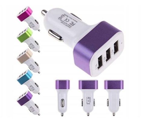 PLS34F ŁADOWARKA SAMOCHODOWA 3X USB na Arena.pl