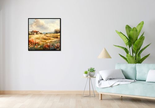 Plakat 70x70cm Sielski Domek na Arena.pl