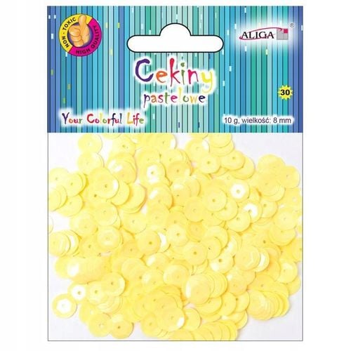 cekiny pastelowe żółte 4027 na Arena.pl