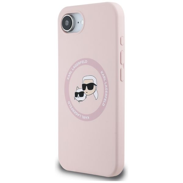 Etui Karl Lagerfeld do iPhone 16e, Różowy, MagSafe zdjęcie 2
