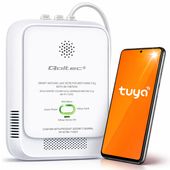 Certyfikowany detektor gazu Qoltec CH4 Wi-Fi Tuya