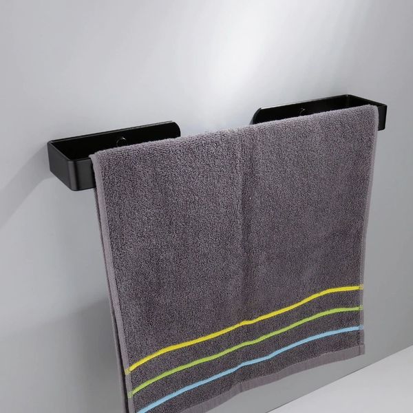 Wieszak metalowy ścienny Kasos 30 cm czarny loft zdjęcie 5