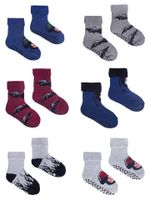 Skarpety chłopięce frotte kolorowe z ABS 6PAK 20-22 YOCLUB