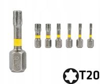 Bity udarowe PiranhaCut TORX T20 29mm 1/4'' IMPACT opakowanie 25 szt.