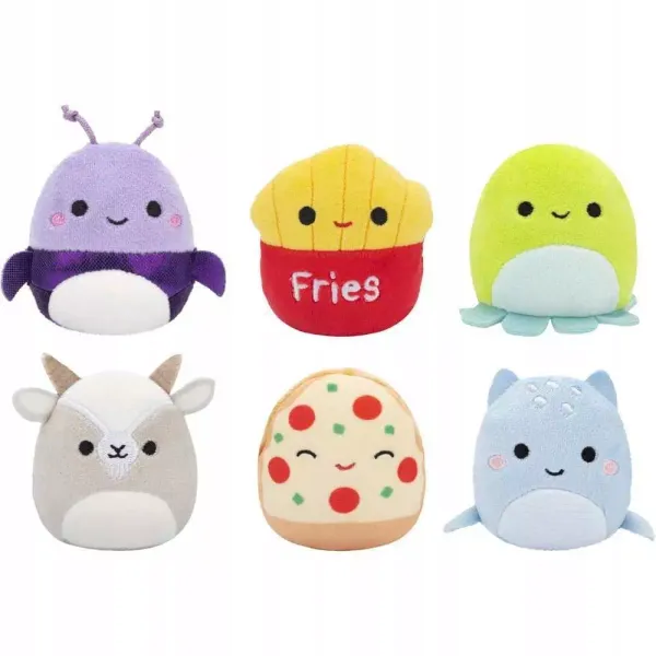 SQUISHMALLOWS MICROMALLOWS 6PACK MASKOTKI 6CM zdjęcie 2