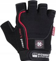 RĘKAWICZKI TRENINGOWE na siłownię kulturystyczne MAN'S POWER-BLACK