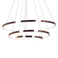 LAMPA wisząca K-8153 KAJA metalowa OPRAWA okrągły ZWIS pierścienie LED 113W 4000K rings złote