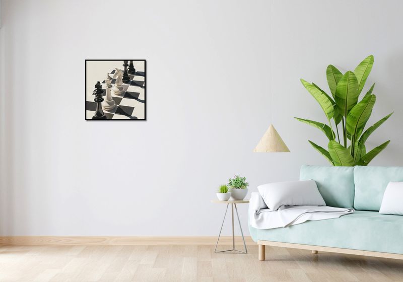 Plakat 50x50cm Szach i Mat zdjęcie 4