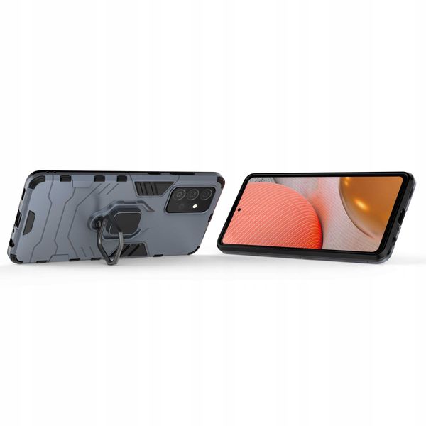 Spacecase X-Ring Galaxy A72 5G Niebieski zdjęcie 6