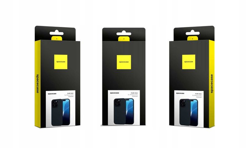 Spacecase Pure Mag Iphone 16 Pro Black zdjęcie 13