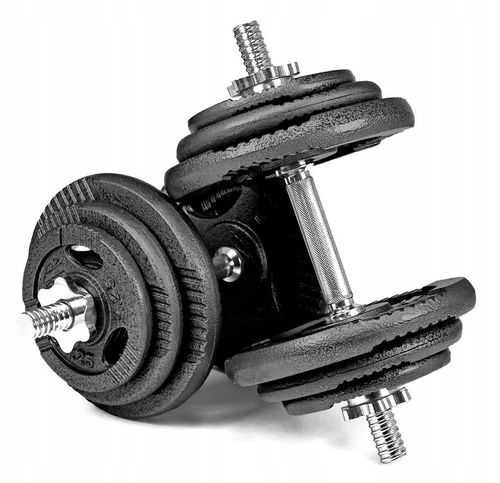 HANTLE ŻELIWNE regulowane 2x20KG SAPPHIRE zestaw HANTLI gryfy obciążenia na Arena.pl