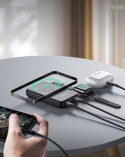 INNOSTYLE POWERDUO 2W1 SZYBKI POWERBANK INDUKCYJNY DO MAGSAFE WATCH 10000 zdjęcie 12