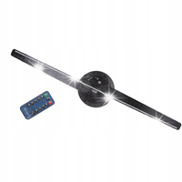 HOLOGRAM 3D NOWA PROJEKTOR BARDZO JASNA 224LED 42CM