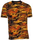 Koszulka US  "Streetstyle" orange-camo pomarańczowa 140-145 g/m²