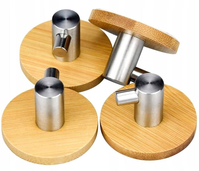 Haczyki Do Łazienki Łazienkowe X 4 Samoprzylepne zdjęcie 2