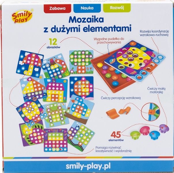 Mozaika dla Maluszka 12 obrazków 45 elementów zdjęcie 2