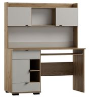 Biurko komputerowe młodzieżowe szuflady regał półki nadstawka ARETTO Y34