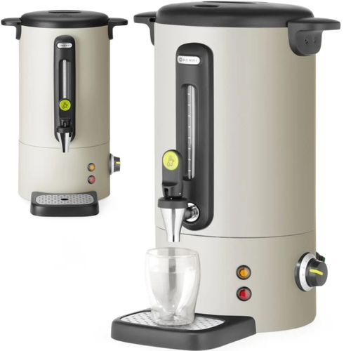 Warnik do wody grzanego wina z kranem tacką ociekową 9 l 950 W - jasnoszary na Arena.pl