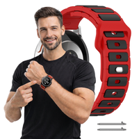 Pasek do Huawei Watch GT2 GT3 GT 2 3 42mm 43mm Elegant czerwony trwały 20mm