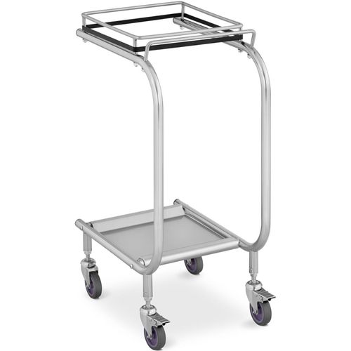 Wózek stojak na worki na śmieci odpady ze stali nierdzewnej na Arena.pl