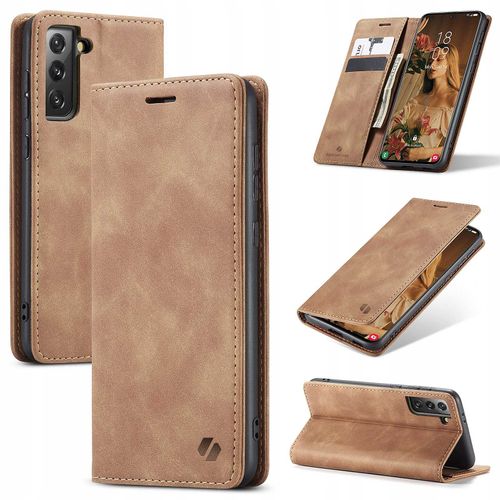 Spacecase Wallet Galaxy S21 Light Brown na Arena.pl