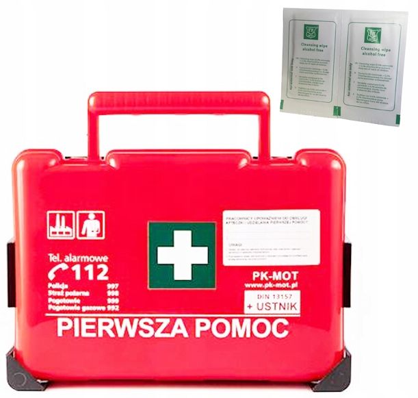 Apteczka wyposażona + ustnik + wieszak + gratis zdjęcie 1