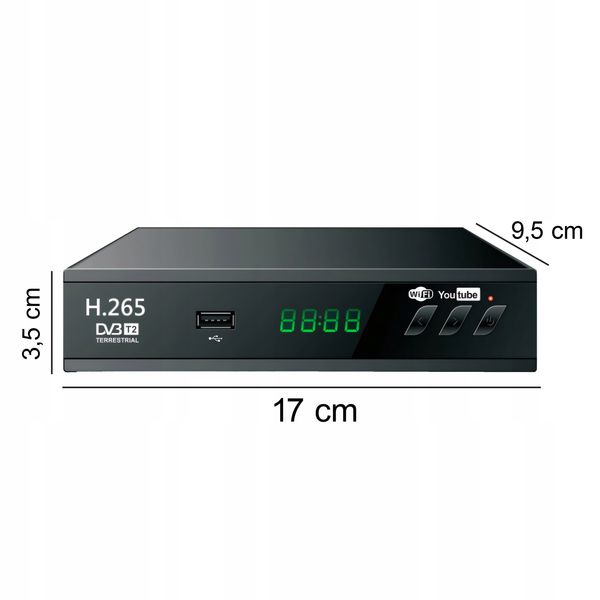 Tuner DVB-T2 RETOO ER1238 zdjęcie 2
