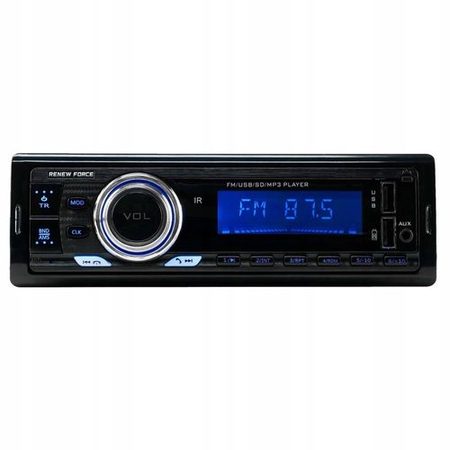 Radio Samochodowe 1-DIN RDS Bluetooth USB AUX Pilot ODŁĄCZANY PANEL Jakość na Arena.pl