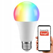 Inteligentna Żarówka Kolorowa Smart LED RGB+CCT E27 9W WiFi TUYA