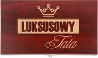GRAWEROWANY Zestaw do wina PREZENT PERSONALIZOWANY na dzień taty ojca