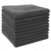 10x ŚCIERKI SZMATKI MIKROFIBRA DO CZYSZCZENIA AUTA ZESTAW ŚCIERECZEK